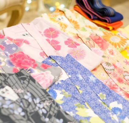 浴衣の貸出(有料)